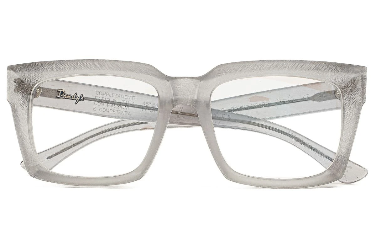 Occhiali Da Vista DANDY'S Bel Tenebroso Rough Grigio Trasp Serie Limitata 1 Occhiali Da Vista DANDY'S Bel Tenebroso Rough Grigio Trasp Serie Limitata