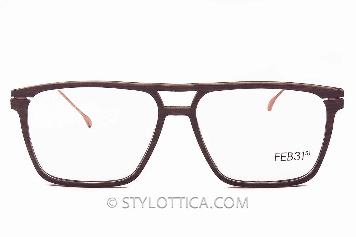 Occhiali Da Vista FEB 31st Silvan P000079 Legno E Titanio 1 Occhiali Da Vista FEB 31st Silvan P000079 Legno E Titanio
