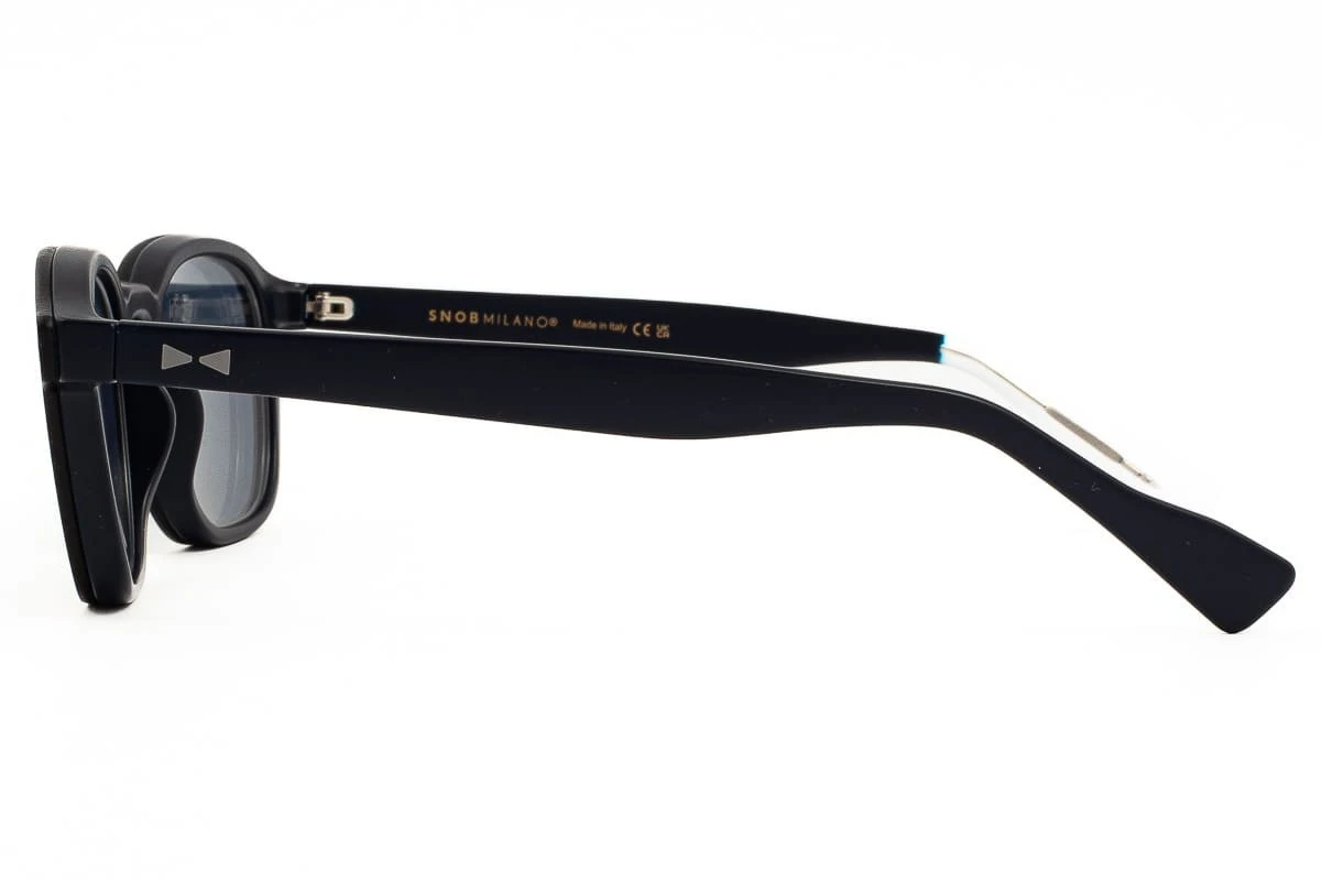 Occhiali Da Vista SNOB MILANO Cabrio Mask Snv179c03 Con Clip Sole 4 Occhiali Da Vista SNOB MILANO Cabrio Mask Snv179c03 Con Clip Sole - immagine 4