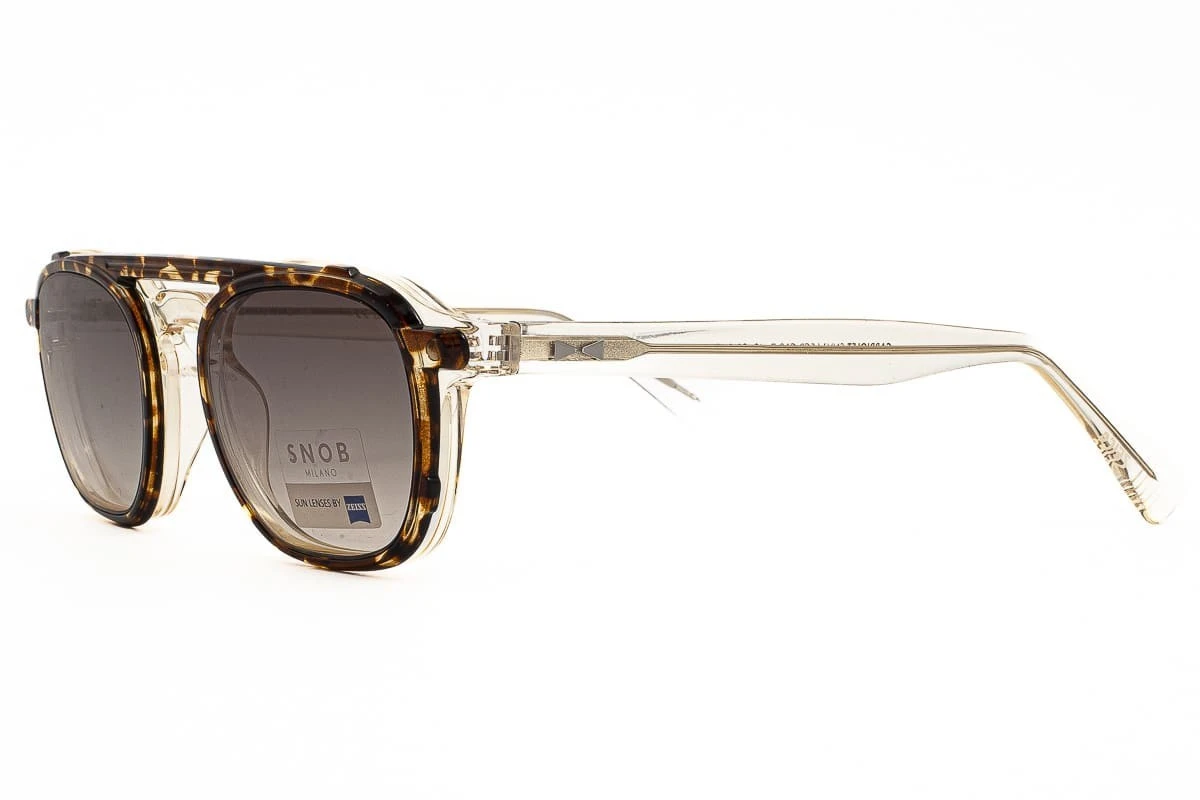 Occhiali Da Vista SNOB MILANO Cabriolet Snv165cpc13 Con Clip Sole 3 Occhiali Da Vista SNOB MILANO Cabriolet Snv165cpc13 Con Clip Sole - immagine 3