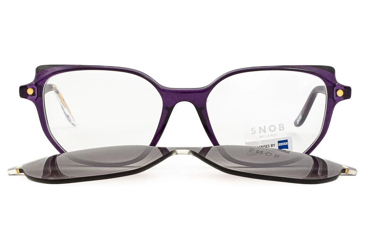 Occhiali Da Vista SNOB MILANO Patty Snv196c05 Con Clip Sole 1 Occhiali Da Vista SNOB MILANO Patty Snv196c05 Con Clip Sole