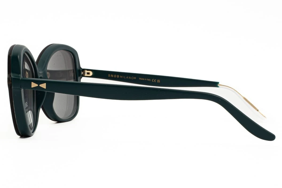 Occhiali Da Vista SNOB MILANO Tigresse Snv166c07 Con Clip Sole 4 Occhiali Da Vista SNOB MILANO Tigresse Snv166c07 Con Clip Sole - immagine 4