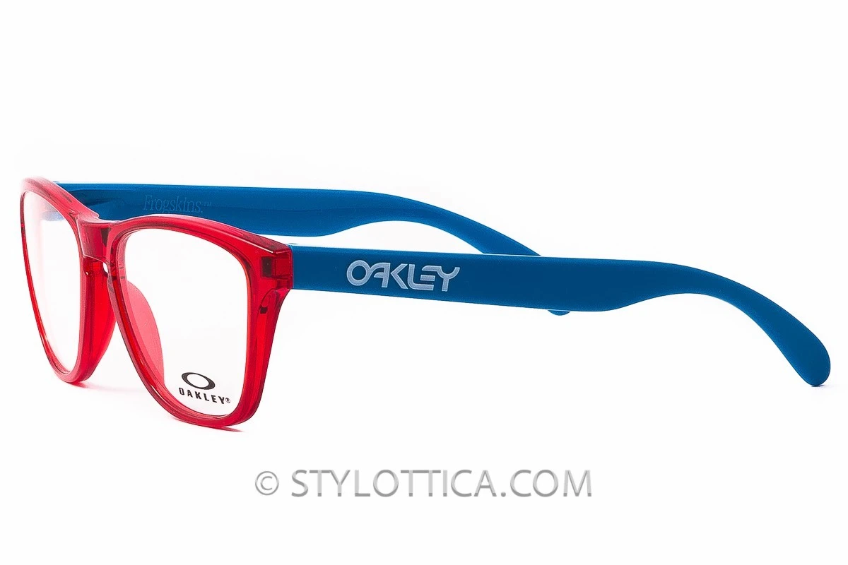 Occhiali Vista Bimbi OAKLEY Translucent OY8009-0250 Frogskins 2 Occhiali Vista Bimbi OAKLEY Translucent OY8009-0250 Frogskins - immagine 2