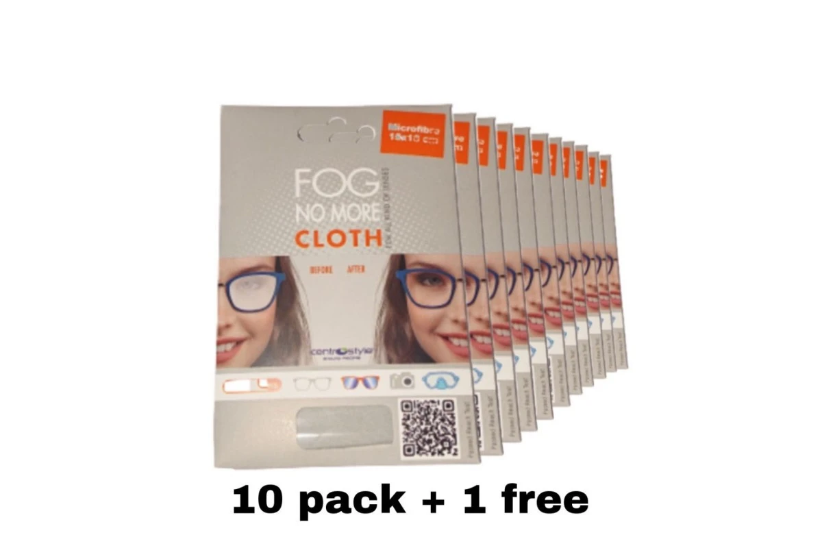 Panno Antiappannante Occhiali NO FOG Microfibra (10 Panni +1) 1 Panno Antiappannante Occhiali NO FOG Microfibra (10 Panni +1)